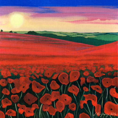 Poppy Field Painting picture