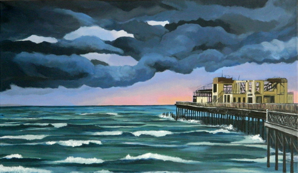 hastings pier painting picture